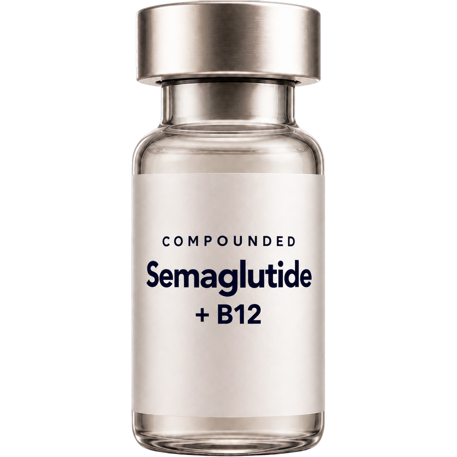Compounded semaglutide vial